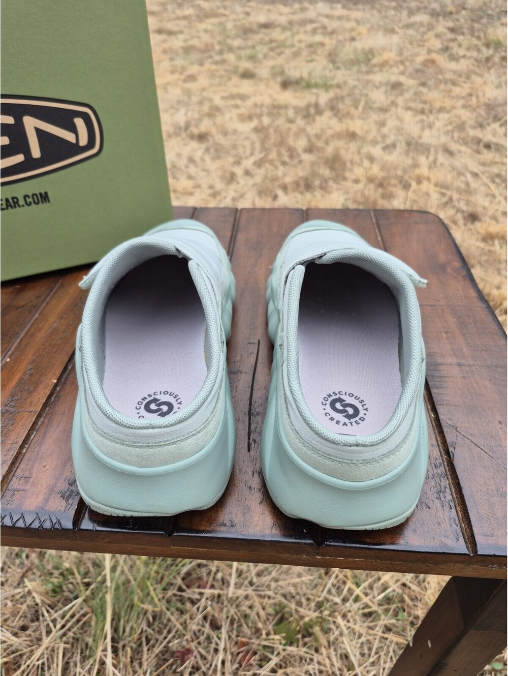 Keen Womens Hypowser Wrap Blueish Iceberg Green Shoes Size 10 New in Box - Picture 6 of 7